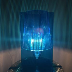 Kartell design lámpa kék színű