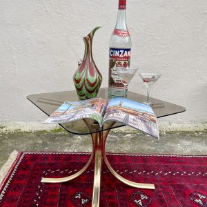 Aranyszínű Csővázas Dohányzóasztal