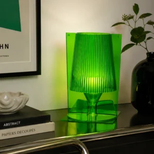 Zöld Kartell Take design lámpa eredeti vezetékkel